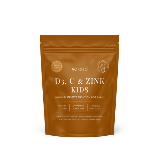 NORDBO Витамин D3, C и цинк за деца - 53 грама