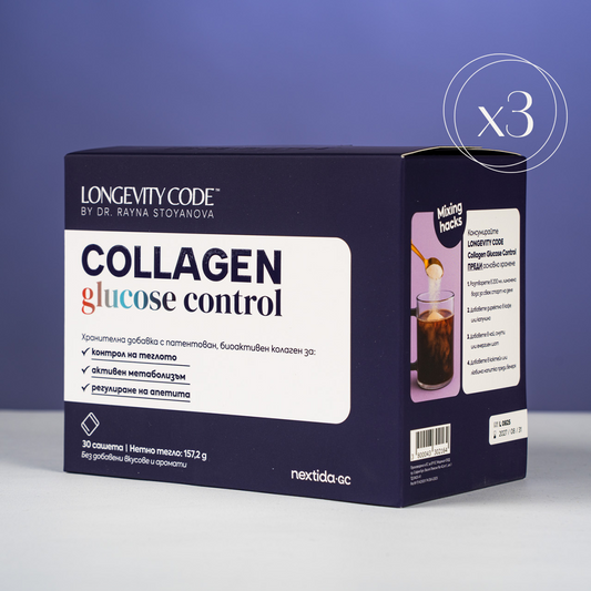 Longevity CODE Collagen Glucose Control by Dr. Rayna Stoyanova