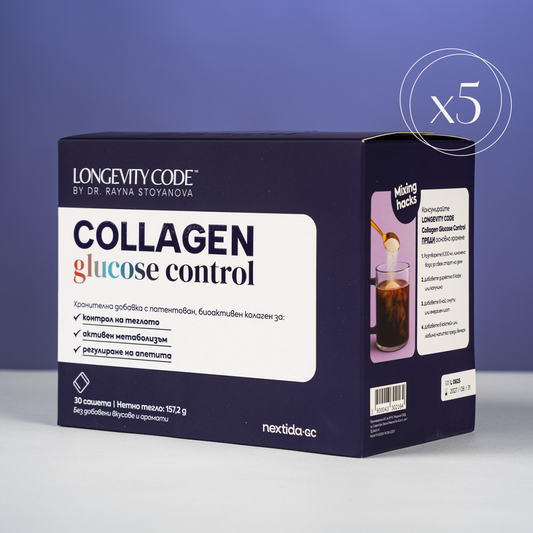 Longevity CODE Collagen Glucose Control by Dr. Rayna Stoyanova
