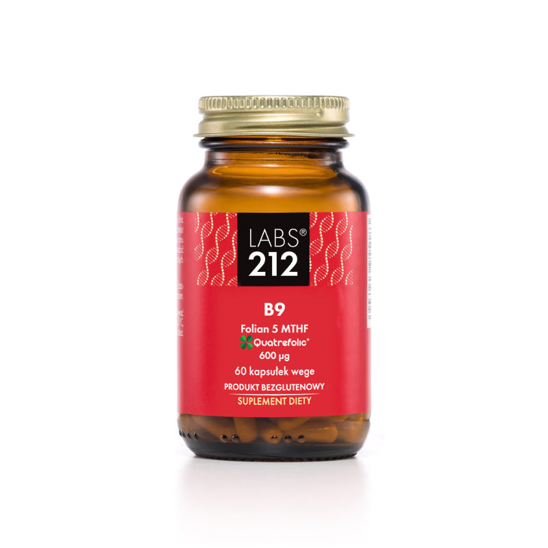 LABS212 Витамин B9 - Фолат 5-MTHF, 60 капсули